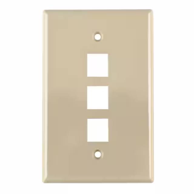 FPMTRIPLE-I HellermannTyton  Keystone Faceplates Frames